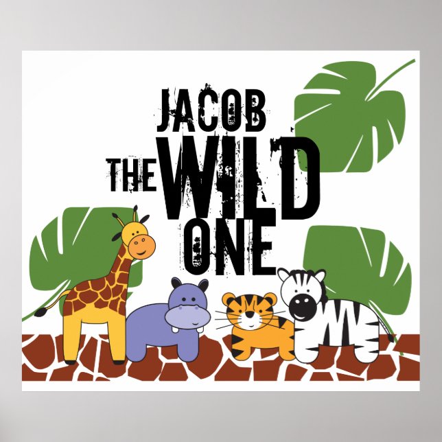 Póster Poster Wild One personalizado (Frente)