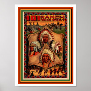 Póster Poster Wild West Ranch 12 x 16