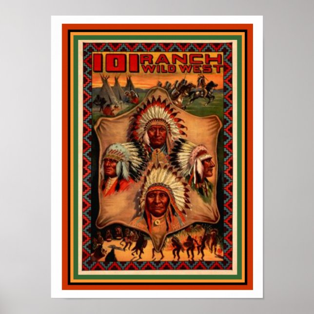 Póster Poster Wild West Ranch 12 x 16 (Frente)