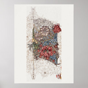PÓSTER POSTER : WILLIAM MORRIS : HONEYSUCKLE + TULIP