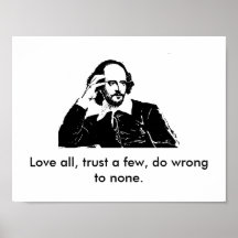 Poster William Shakespeare