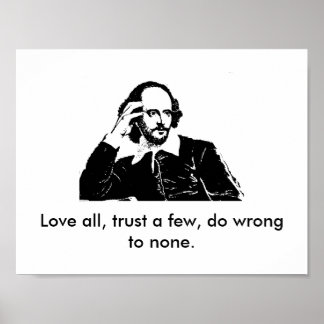 Póster Poster William Shakespeare