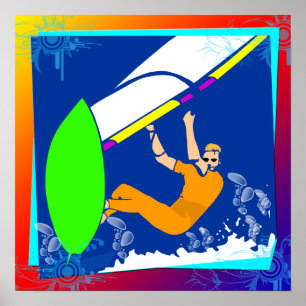Póster Poster Windsurfing