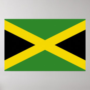Póster Poster with Flag of Jamaica