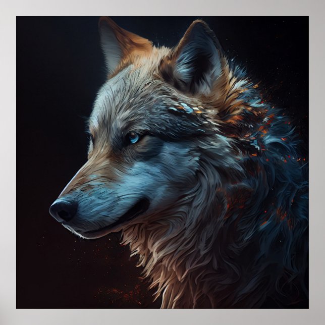 Póster Poster wolf (Frente)