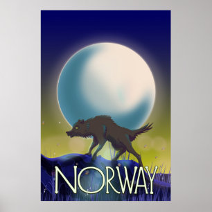 Póster Poster Wolf de Noruega