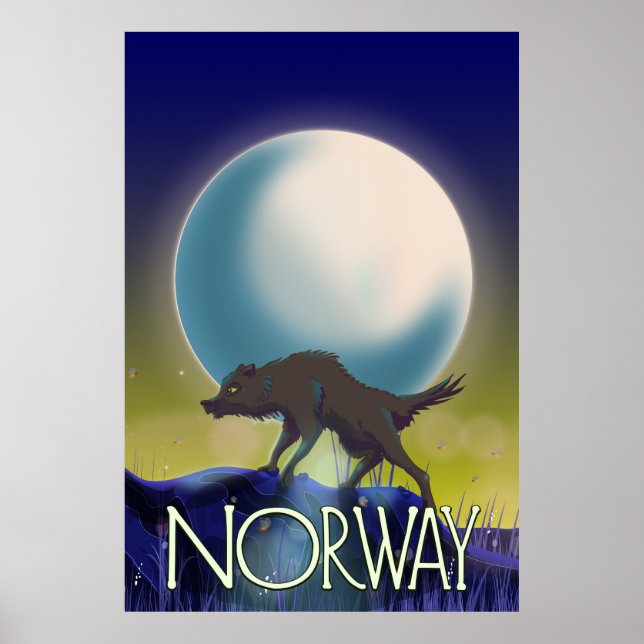 Póster Poster Wolf de Noruega (Frente)