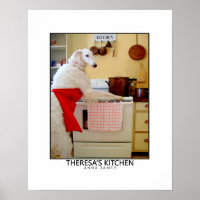 Poster Wolfhound Puck para el marco