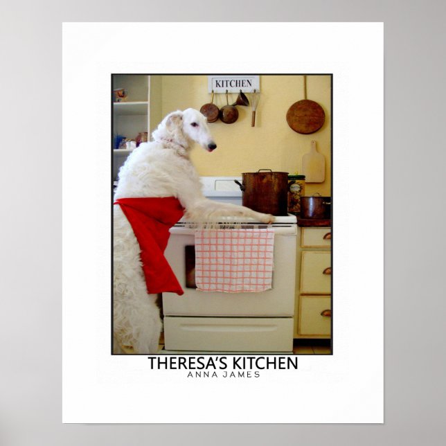 Póster Poster Wolfhound Puck para el marco (Frente)