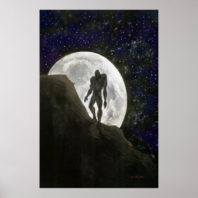 Póster Poster Wolfman Full Moon (Frente)
