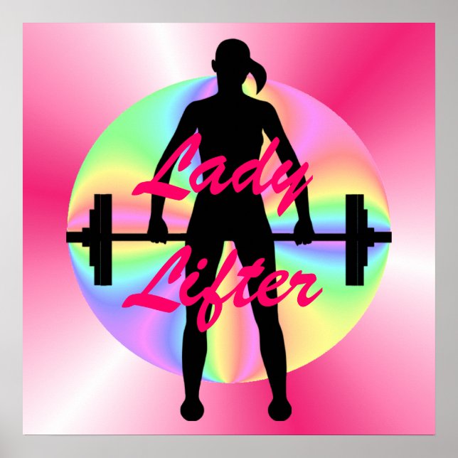 Póster Poster Womens Lady Lifter (Frente)