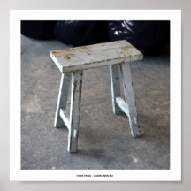 Poster WOOD STOOL