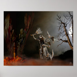 Póster Poster Woodswoman