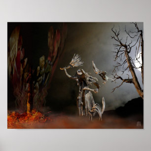 Póster Poster Woodswoman