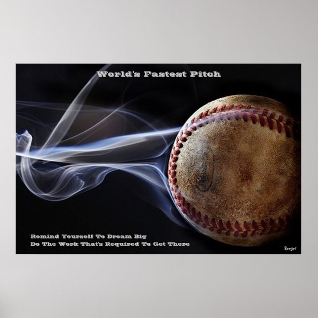 Póster Poster - World's Fastest Pitch (dream big) (Frente)