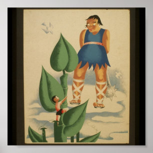 Póster Poster-WPA-Jack y el Beanstalk