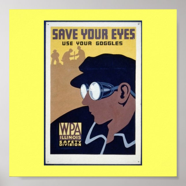 Póster Poster-WPA-Save Your Eyes (Frente)