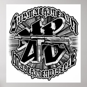 Póster POSTER WT de plantilla MP 40
