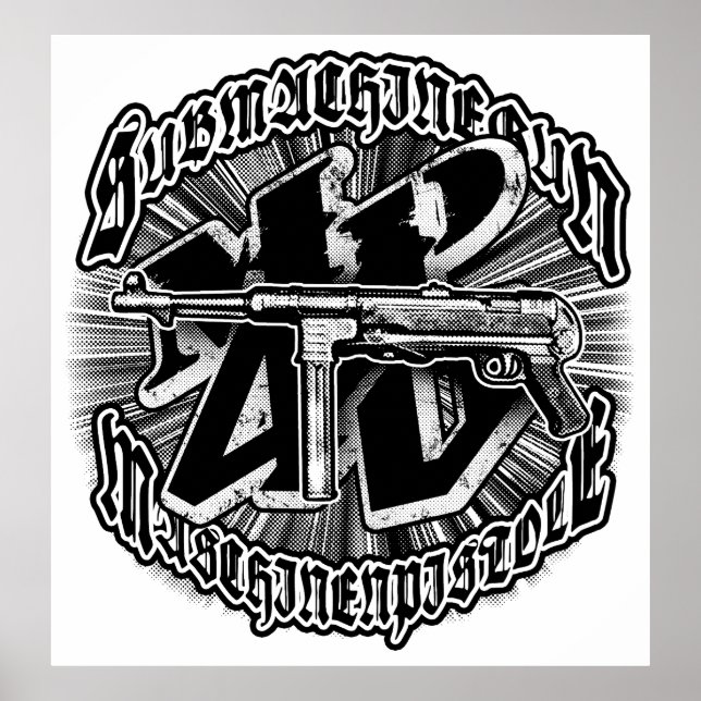 Póster POSTER WT de plantilla MP 40 (Frente)