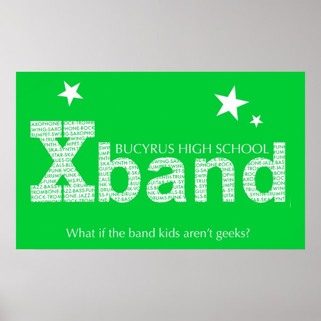 Póster poster Xband 2010 (Lime Green) (Frente)
