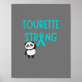 Póster Poster y pinturas para niños fuertes en Tourette