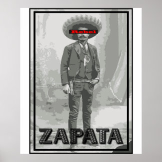 Póster Poster Zapata Rebelde