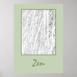 Póster poster 'Zen Bamboo'