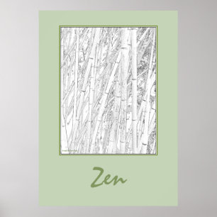 Póster poster 'Zen Bamboo'