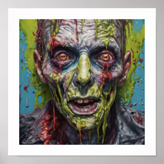 Póster Poster Zombie Mugshot Halloween