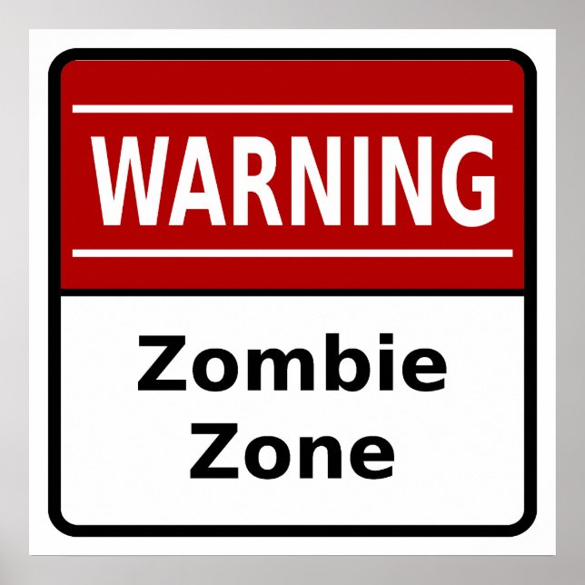 Póster Poster Zombie Zone (Frente)