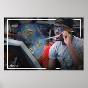 Póster poster zSpace - Fabricación avanzada