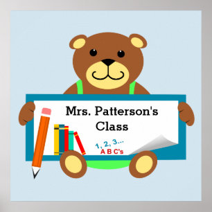 Póster Pósteres para Aula Escolar