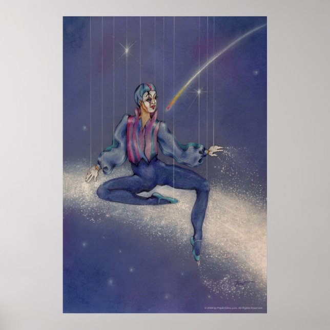 Póster Posters, Bella Artes - Payaso cósmico (Frente)