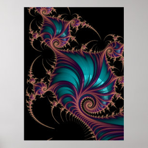 Póster "Posters de la joyería del fractal"