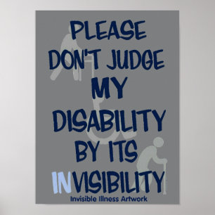 Póster POSTERS...Discapacidad/INvisibilidad