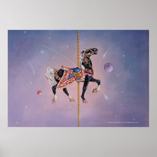 Póster Posters, imprentas - caballo de Petaluma 2 (Frente)