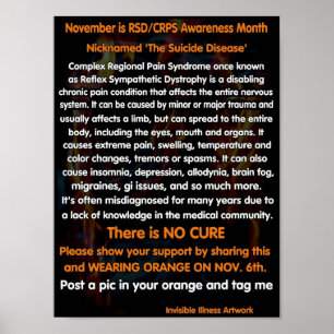 Póster POSTERS...RSD/CRPS - Información
