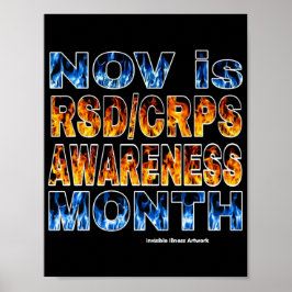 Póster POSTERS...RSD/CRPS - Naranja y azul
