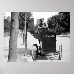 Póster Postman para motocicleta: 1912