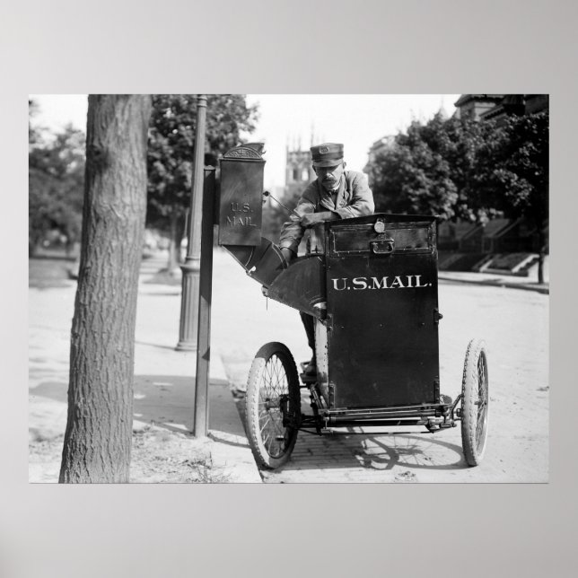 Póster Postman para motocicleta: 1912 (Frente)