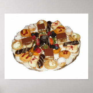 Póster Postres dulces