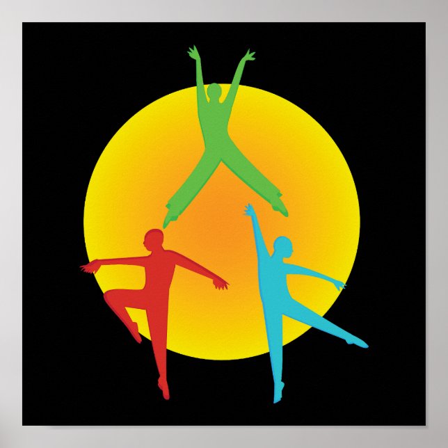 Póster Posturas de Baile (Frente)