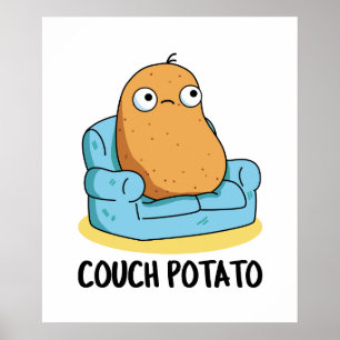Póster Potato Cute Potato Pun