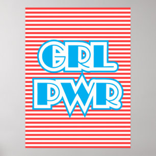 Póster Potencia chica, Grl Pwr,