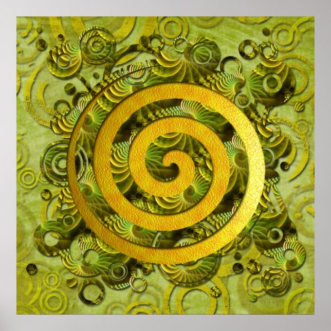 Póster Potencia curadora (Frente)