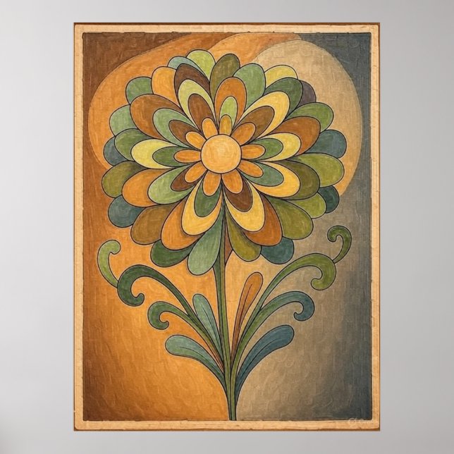 Póster Potencia de flor (Frente)