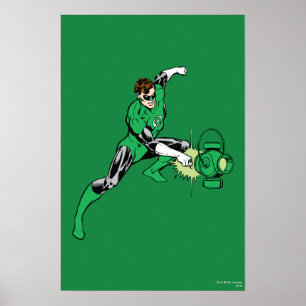 Póster Potencia de Lantern verde