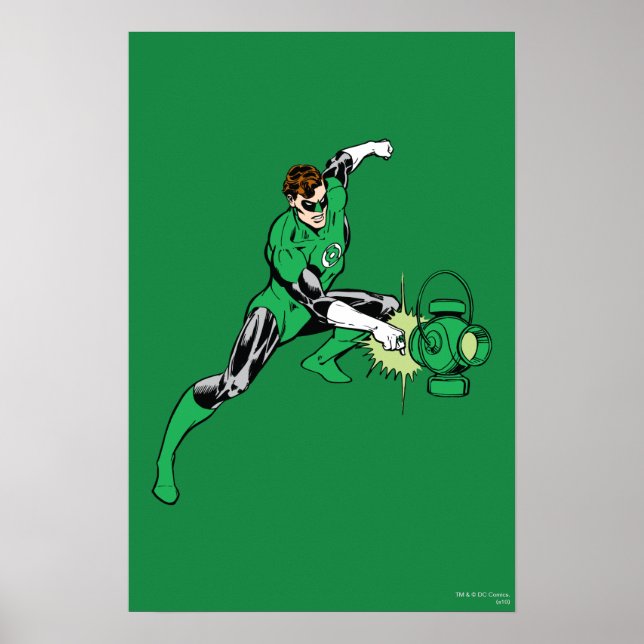 Póster Potencia de Lantern verde (Frente)