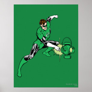 Póster Potencia de Lantern verde
