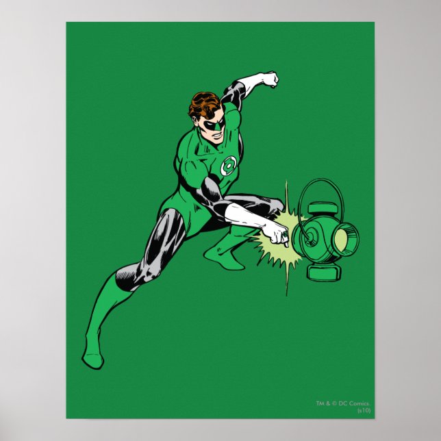 Póster Potencia de Lantern verde (Frente)